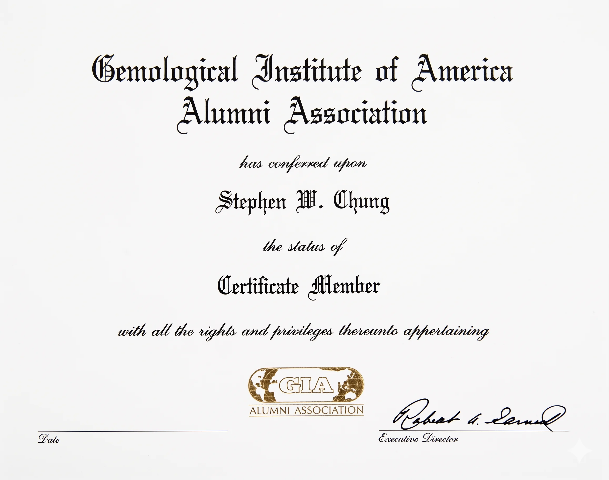 GIA Alumni Membership Document